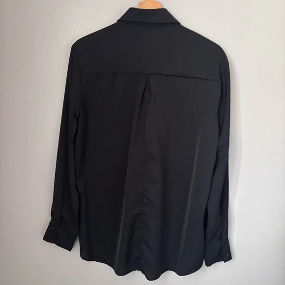 CEO Of Slaying Black Button Down Top - Picture 4 of 5